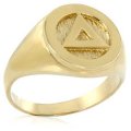 Large Gold Unity Ring