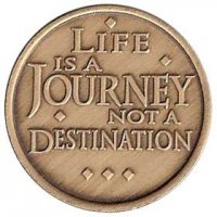 (image for) Life is Journey Affirmation Medallion