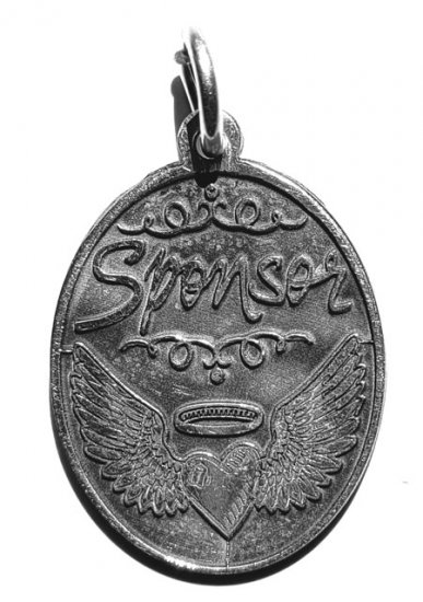 (image for) Silver Sponsor Pendant with Engravable Back - Click Image to Close