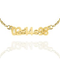 (image for) Gold AA Pendant Custom Date Cut-out