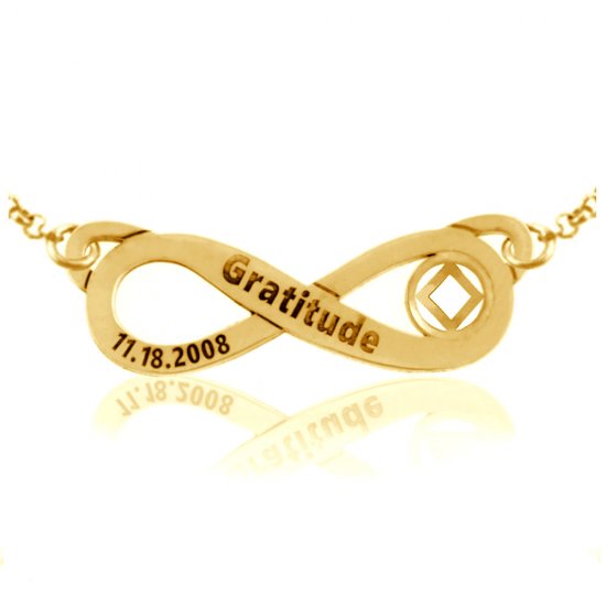 (image for) Gold NA Infinity Symbol with Engraving - Click Image to Close