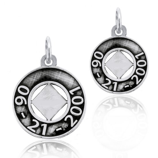 (image for) Silver NA Pendant with Date Engraving - Click Image to Close