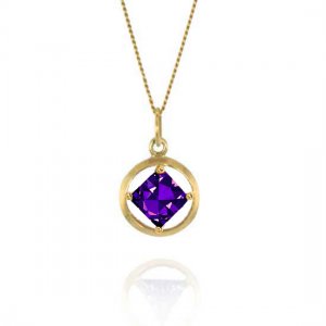 (image for) Gold NA Pendant with Birthstone