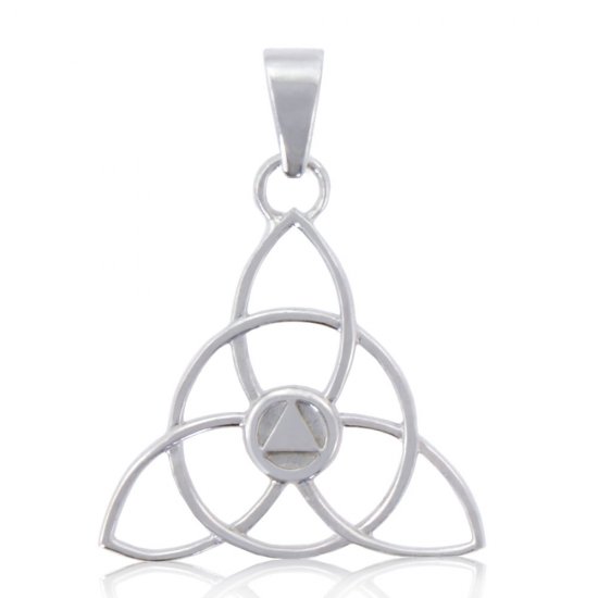 (image for) Silver Celtic Knot Trinity AA Pendant - Click Image to Close