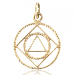 (image for) Gold NA/AA Unity Pendant.