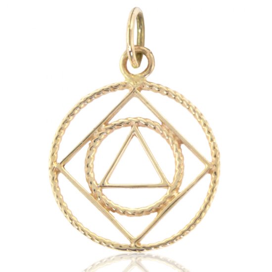 (image for) Gold NA/AA Unity Pendant. - Click Image to Close