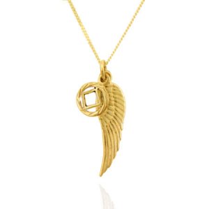 (image for) Gold NA Angel Wing Pendant