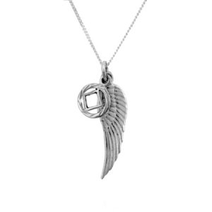 (image for) Sterling Silver NA Freedom Wing Pendant