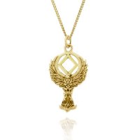 (image for) Gold NA Phoenix Rebirth Pendant