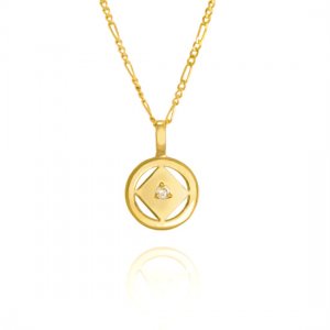 (image for) Gold NA Pendant with 0.10ct Diamond