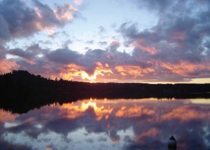 (image for) Serenity Prayer Sunset Card