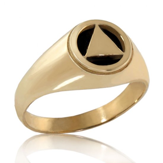 (image for) Gold AA Ring with Onyx Stone - Click Image to Close