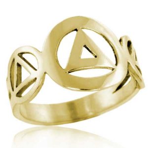 (image for) Gold Triple AA Symbol Ring