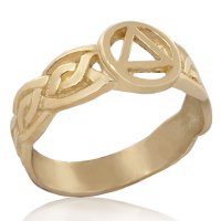 (image for) Gold Celtic Knot AA Ring