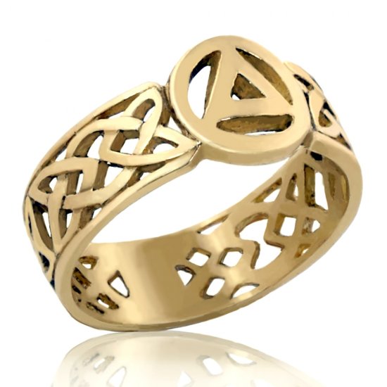 (image for) Gold Celtic Knot AA Band - Click Image to Close