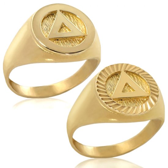 (image for) Men's Classic Gold AA Ring - Click Image to Close