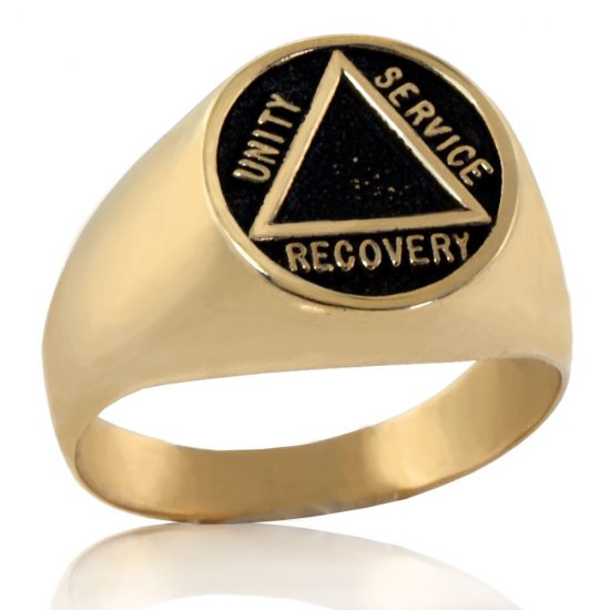 (image for) Men's Gold Unity Service Recovery Ring - Click Image to Close