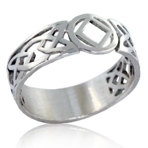 (image for) Silver Celtic Knot NA Ring