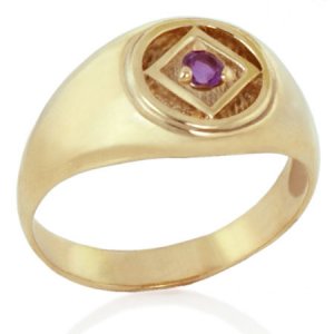 (image for) Gold NA Ring with Stone