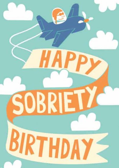 (image for) Happy Sobriety Birthday Card - Click Image to Close