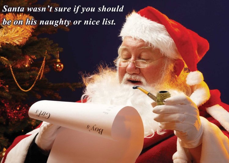 (image for) Santa's List Christmas Card - Click Image to Close