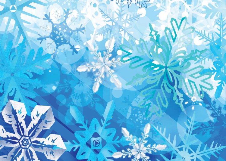 (image for) Sobriety Snowflakes Christmas Card - Click Image to Close