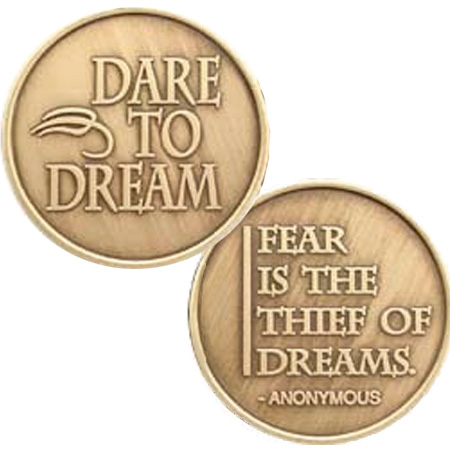 (image for) Dare to Dream Affirmation Medallion - Click Image to Close