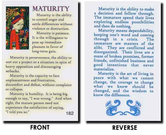 (image for) Maturity - Click Image to Close