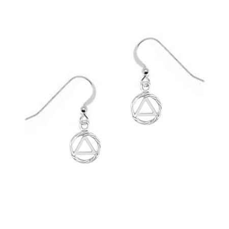 (image for) 3/8" AA Symbol Earrings - Click Image to Close