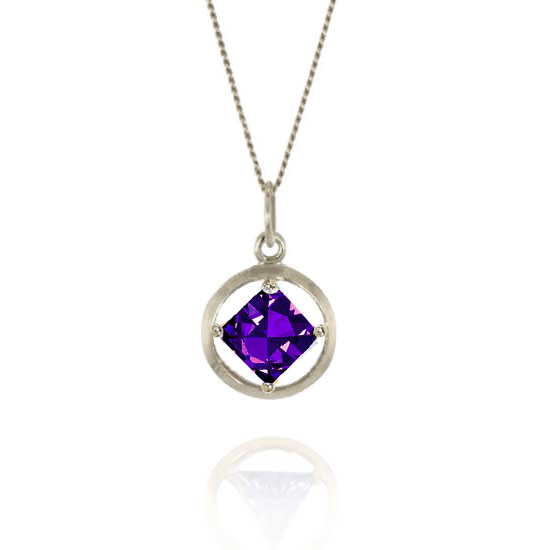 (image for) Silver AA Unity Pendant with Birthstone - Click Image to Close