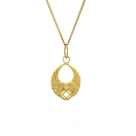 (image for) Gold Angel Wings NA Pendant - Click Image to Close