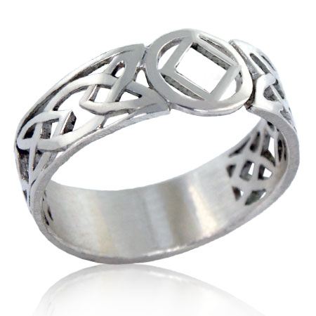 (image for) Silver Celtic Knot NA Ring - Click Image to Close