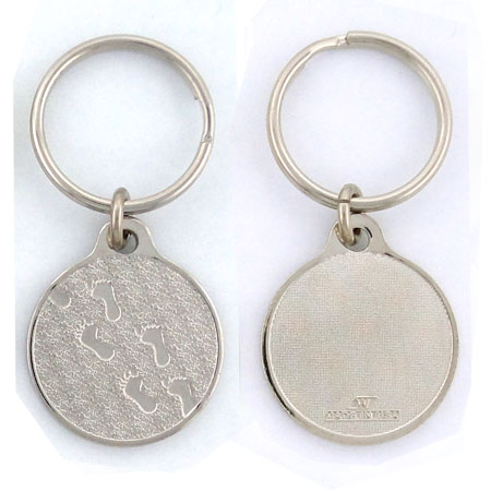 (image for) Foot Prints Keychain - Click Image to Close