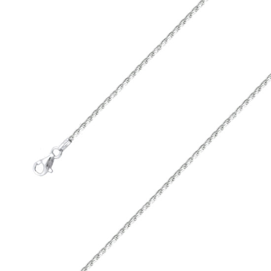 (image for) Sterling Silver Medium Rope Chain - Click Image to Close